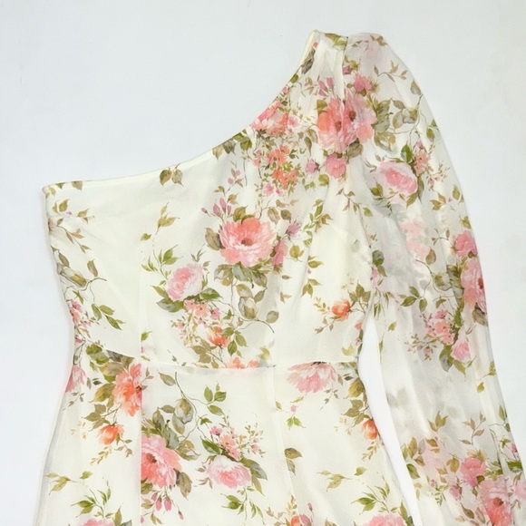 NWT Yumi Kim Chrissy Dress S Floral One-Shoulder Revolve Luxury Designer - Picture 5 of 16